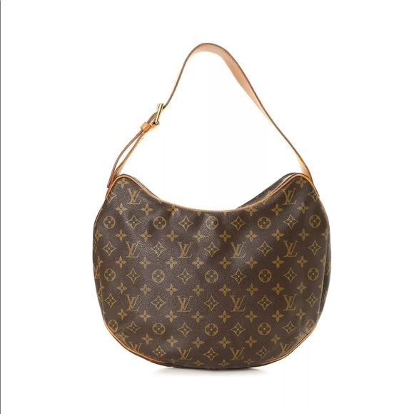 STUNNING ZIPPERED HOBO CROISSANT GM LOUIS VUITTON - Picture 3 of 11
